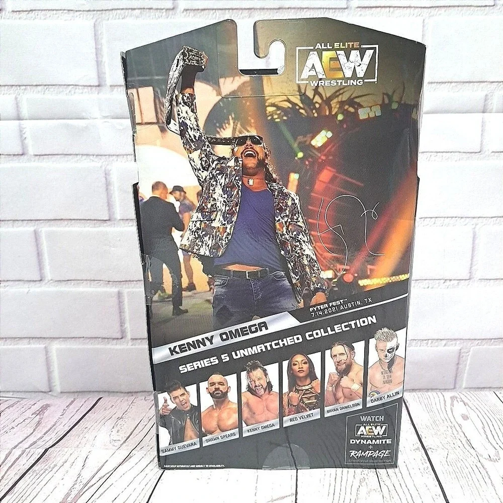 AEW Unmatched Series 5 Kenny Omega Action Figure #36 Jazwares Fyter Fest 2021